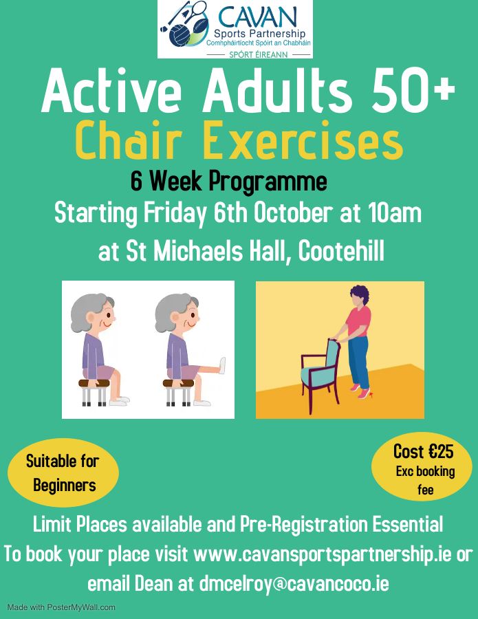 Chair Exercises Classes Cootehill  